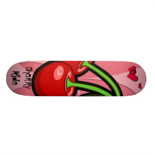 "Cherry Ride" Skateboard Deck