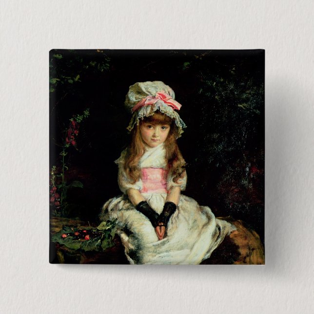 Cherry Ripe, 1879 Button (Front)