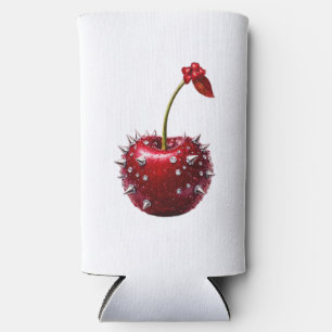 Cherry Rock Style Stainless Steel Flask Seltzer Can Cooler