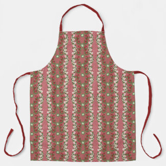 Cherry Ropes Apron in Red