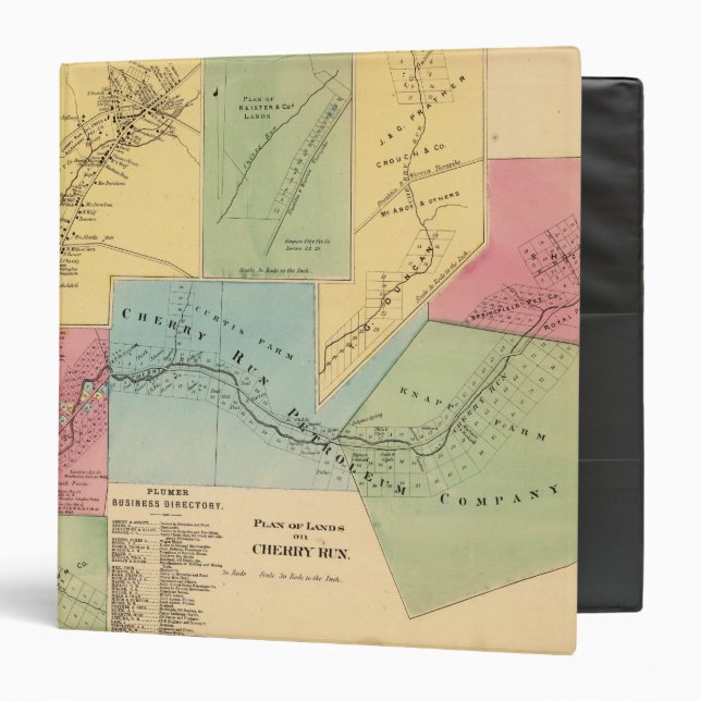 Cherry Run, Plumer 3 Ring Binder (Front/Inside)