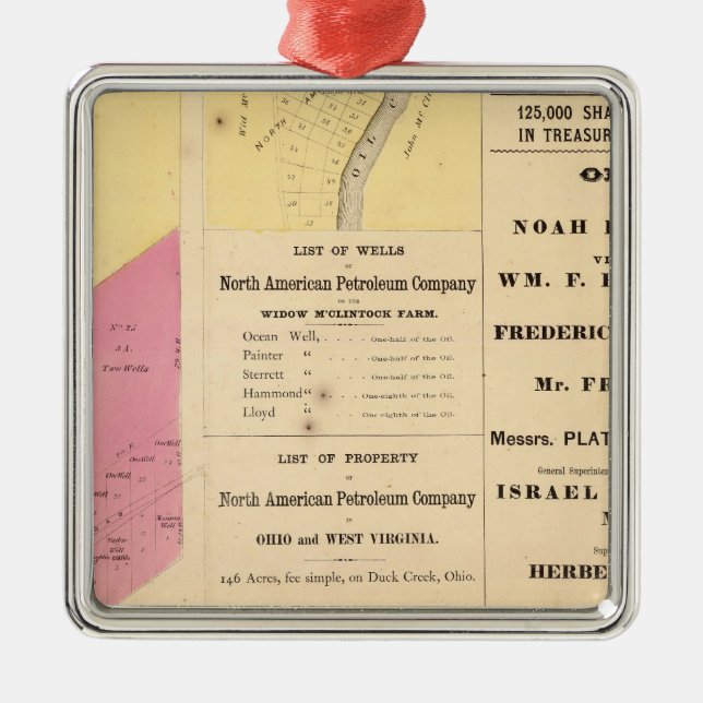 Cherry Run property Metal Ornament (Front)