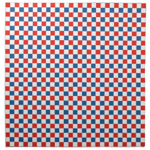 Cherry Rustic Farmhouse Checkered Coordinate Cloth Napkin