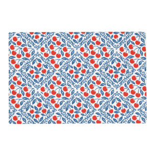 Cherry Rustic Farmhouse French Country Placemat