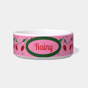 Cherry Skulls personalized bowl