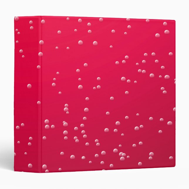 Cherry Soda with Tiny Bubbles Background Art Binder (Front/Spine)