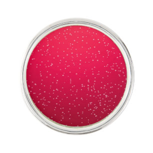 Cherry Soda with Tiny Bubbles Background Art Lapel Pin
