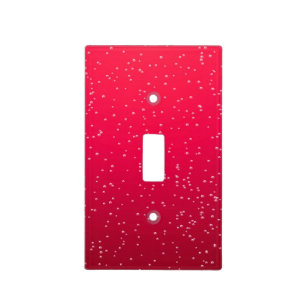 Cherry Soda with Tiny Bubbles Background Art Light Switch Cover
