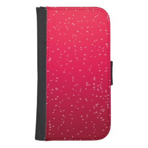 Cherry Soda with Tiny Bubbles Background Art Phone Wallet