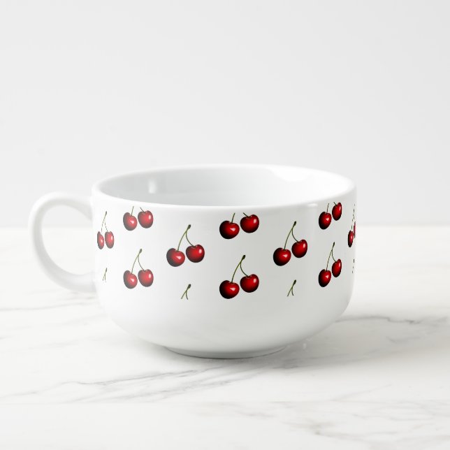 Cherry Soup Mug - Custom Colors (Right)