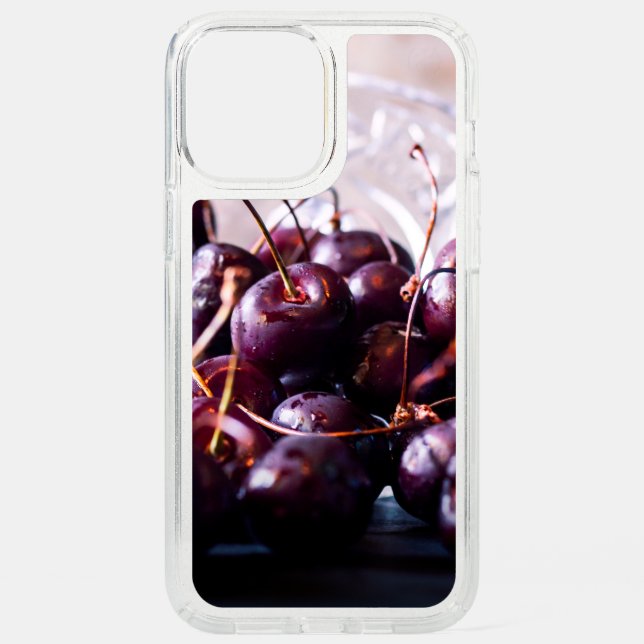 Cherry Speck iPhone 12 Pro Max Case (Front)
