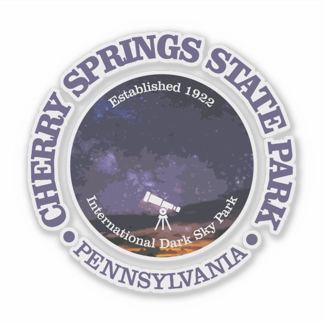 Cherry Springs SP Sticker (Front)
