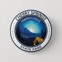 Cherry Springs State Park Pennsylvania Badge Button