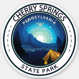 Cherry Springs State Park Pennsylvania Badge Sticker