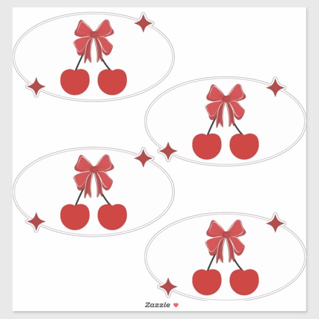 Cherry Sticker (Sheet)