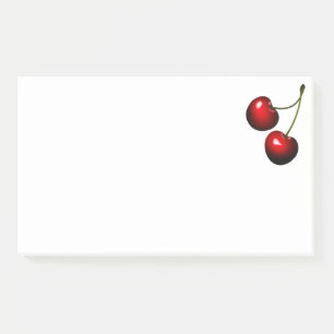 Cherry Sticky Notes