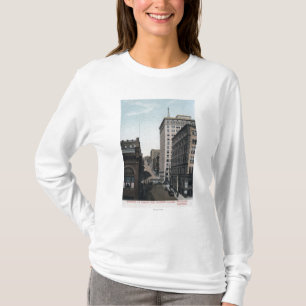 Cherry Street Scene with Alaska Bldg T-Shirt
