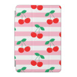 Cherry Stripe Pattern – Retro Fruit Gift &amp; Decor iPad Mini Cover