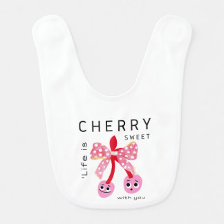 CHERRY SWEET BABY BIB