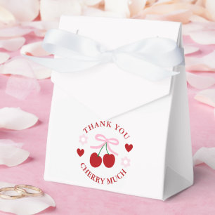Cherry Sweet Bridal Shower Favor Boxes