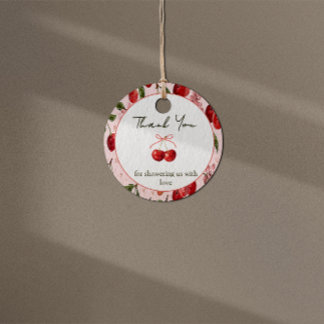 Cherry Sweet Favor Tag