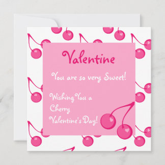 Cherry Sweet-Hearts Holiday Card