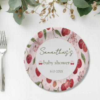 Cherry Sweet Paper Plates