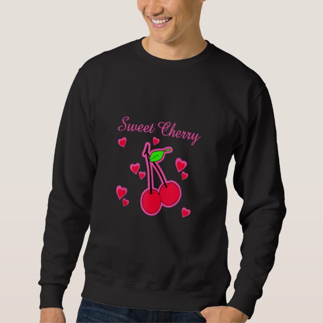 Cherry Sweet Twin Lovers For Women & Girl Funny Sweatshirt (Front)