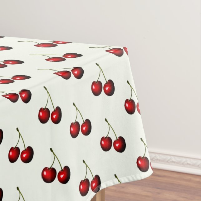 Cherry Tablecloth - Custom Colors (In Situ)