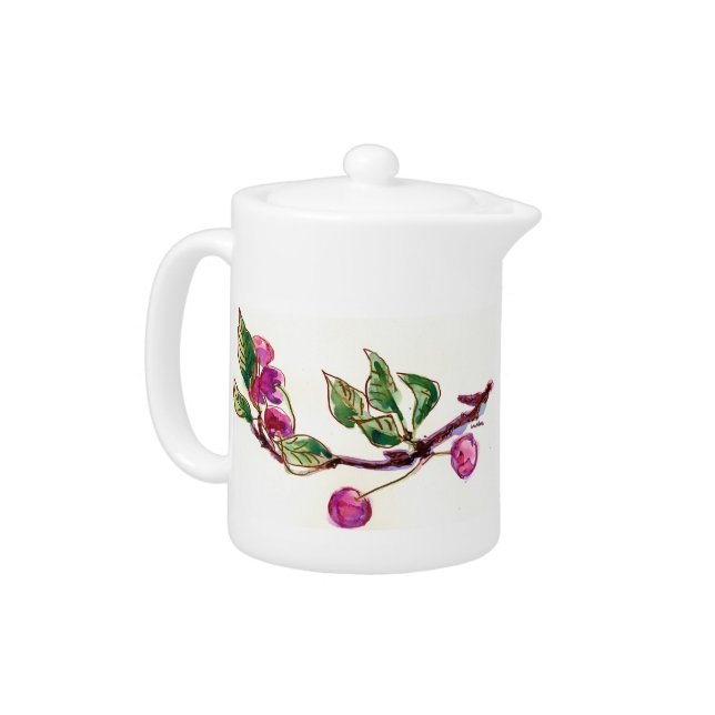 Cherry Teapot by Alexandra Cook (Left)