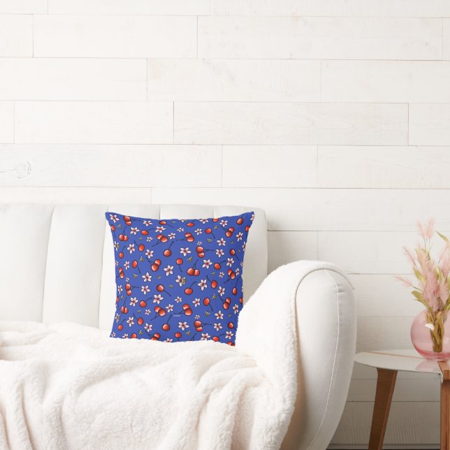 Cherry Throw Pillow (Couch)