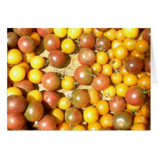 Cherry Tomato Blank Card (Front Horizontal)
