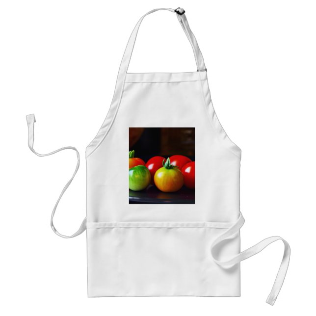 Cherry Tomatos Adult Apron (Front)