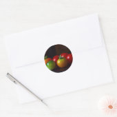 cherry-tomatos classic round sticker (Envelope)