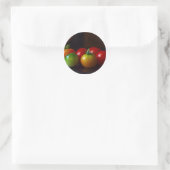 cherry-tomatos classic round sticker (Bag)