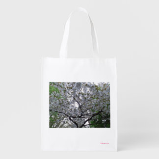 Cherry Tree Blossom Floral Gardeners Reusable Bag