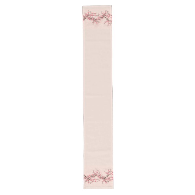 Cherry Tree Blossom - Sakura Branch Long Table Runner (Front)