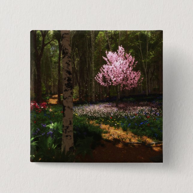 Cherry Tree Concerto Button (Front)