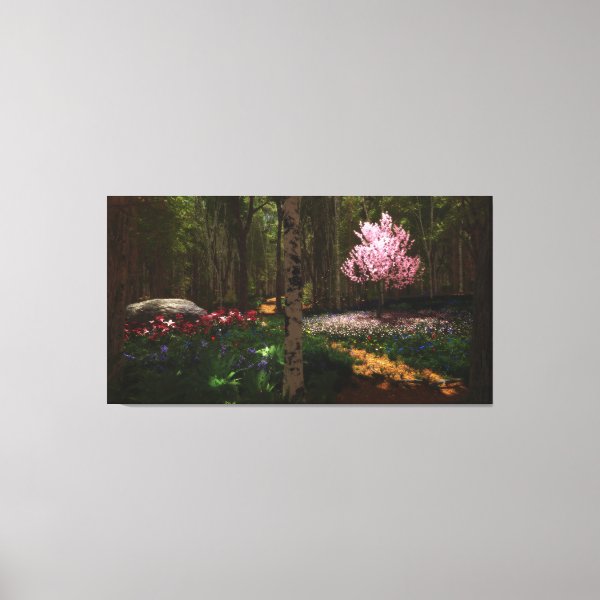 Cherry Tree Concerto Wrapped Canvas