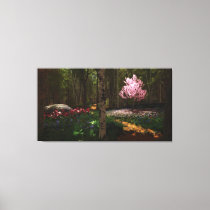 Cherry Tree Concerto Wrapped Canvas