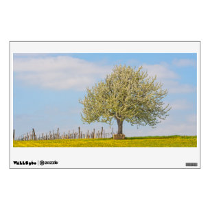 Cherry Tree In Spring Wall Sticker