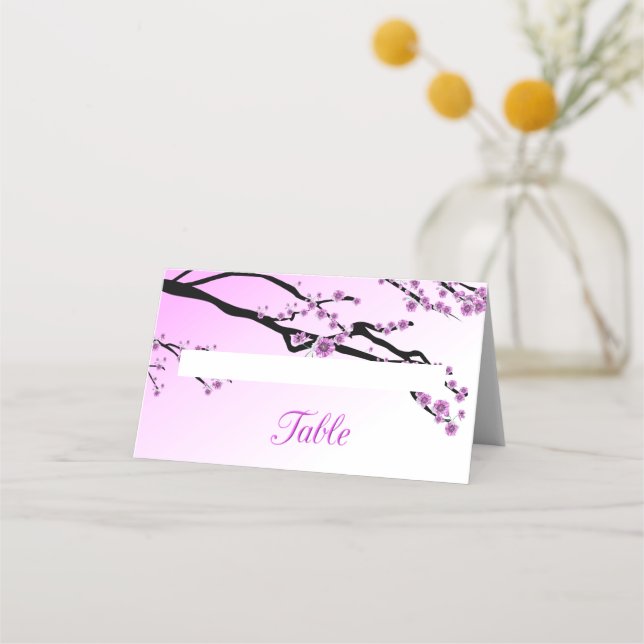 Cherry tree place card (Front)