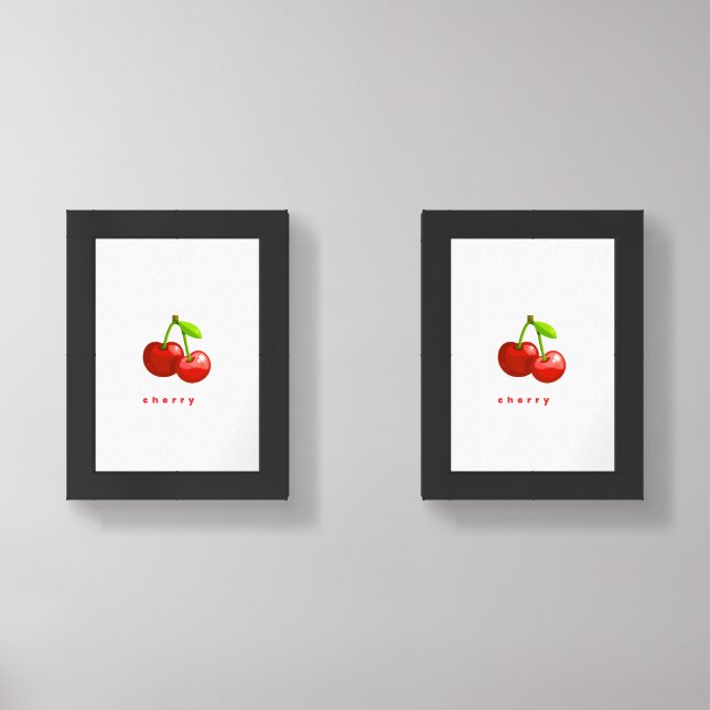 cherry Wall Art Sets  (Front)