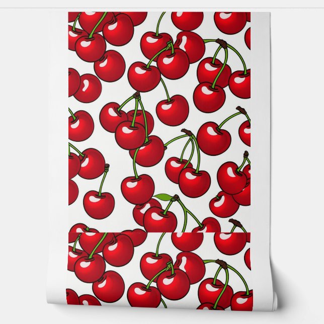 Cherry Wallpaper Wallpaper (Unrolling)