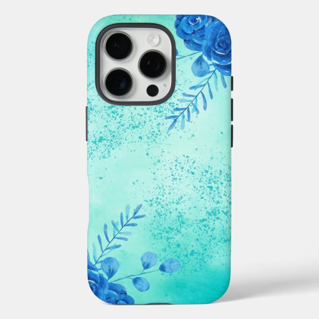 Cherry watercolor flowers |  Case-Mate iPhone case (Back)