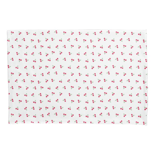 Cherry (White) Pillow Case (Front)