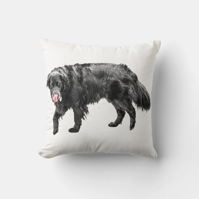 Cherry Wink at Dusk Throw Pillow (Front)