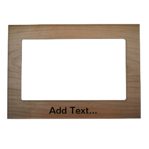 Cherry Wood Photo 5x7 Magnetic Frame