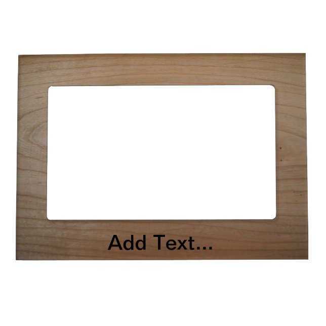 Cherry Wood Photo 5x7 Magnetic Frame (Front)