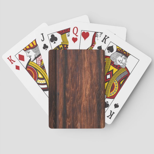Cherry Wood Poker Cards (Back)